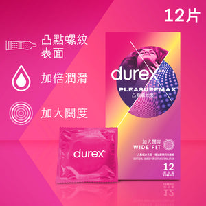 Durex Pleasuremax 12s