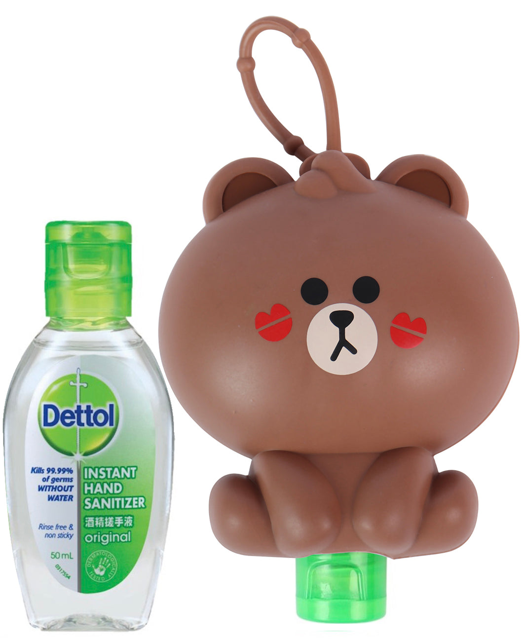 Dettol - Line Friends Hand Sanitizer Original 50ml +50ml (Kisses)