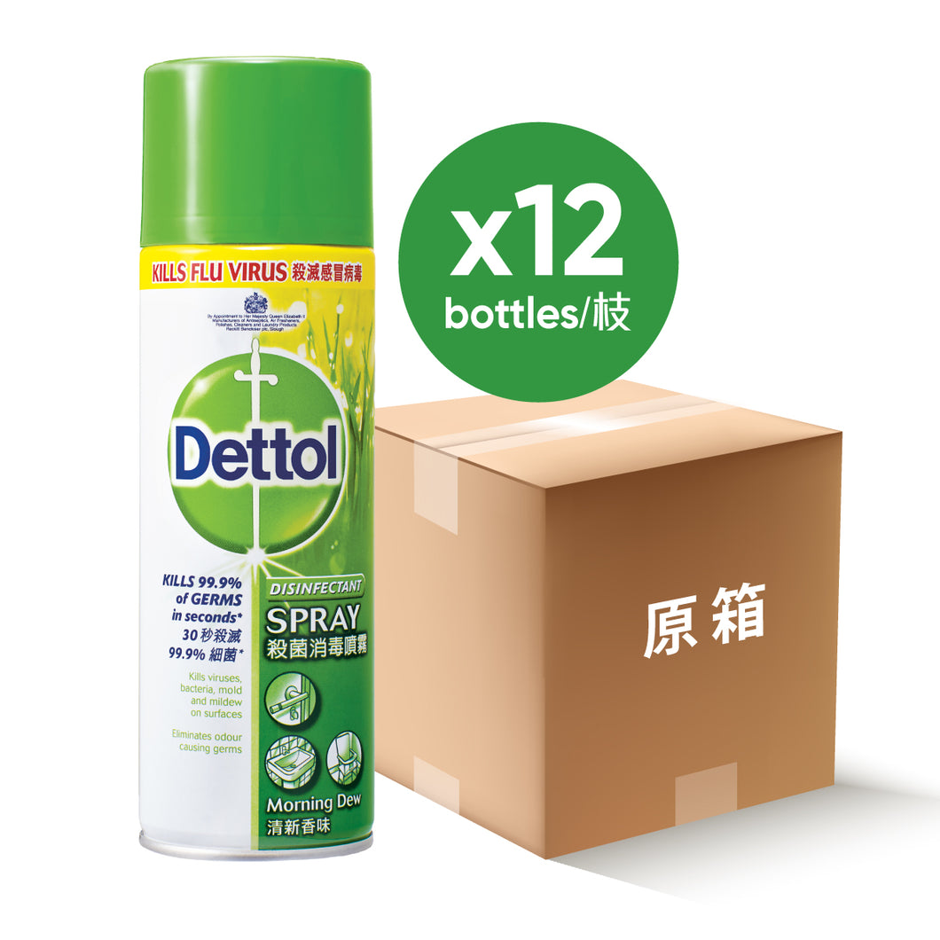 Dettol Disinfectant Spray (Morning Dew) x 12